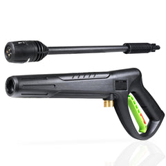 coyardor front view of pressure washer gun wand shows full unit and compatibility
