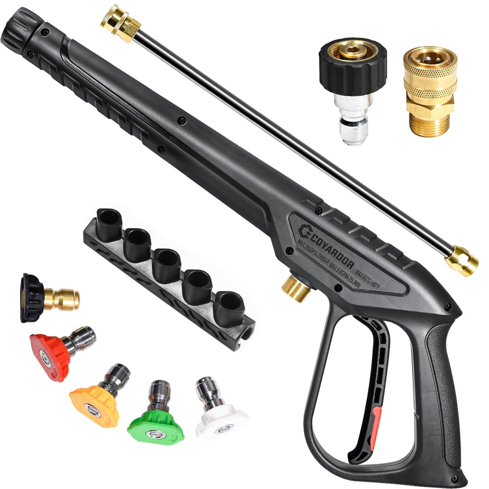 coyardor front view showing full gun kit and professional-ready design