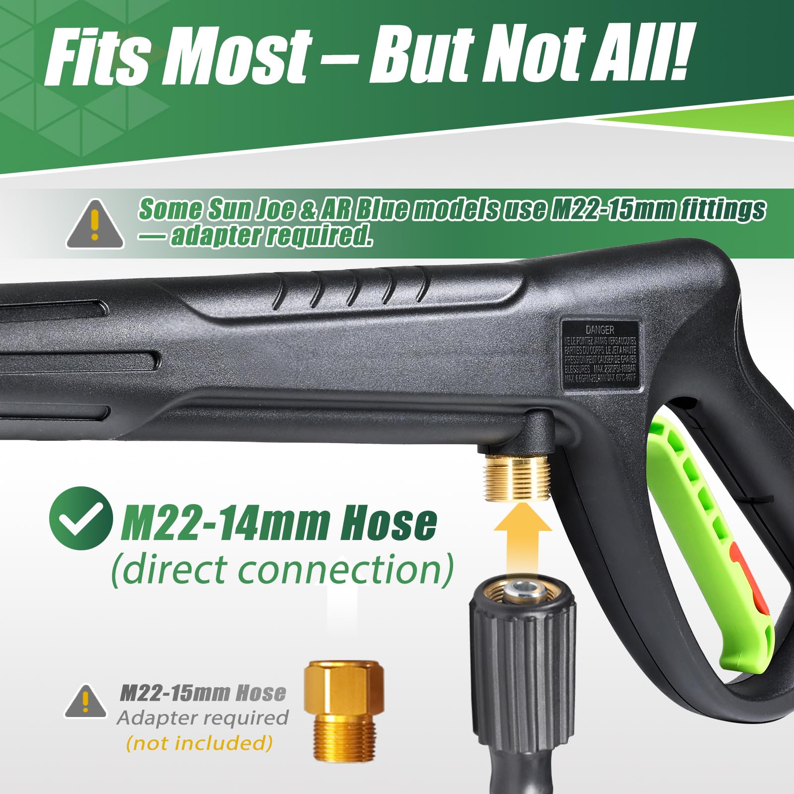 coyardor comfort-grip handle with trigger and safety lock for secure use
