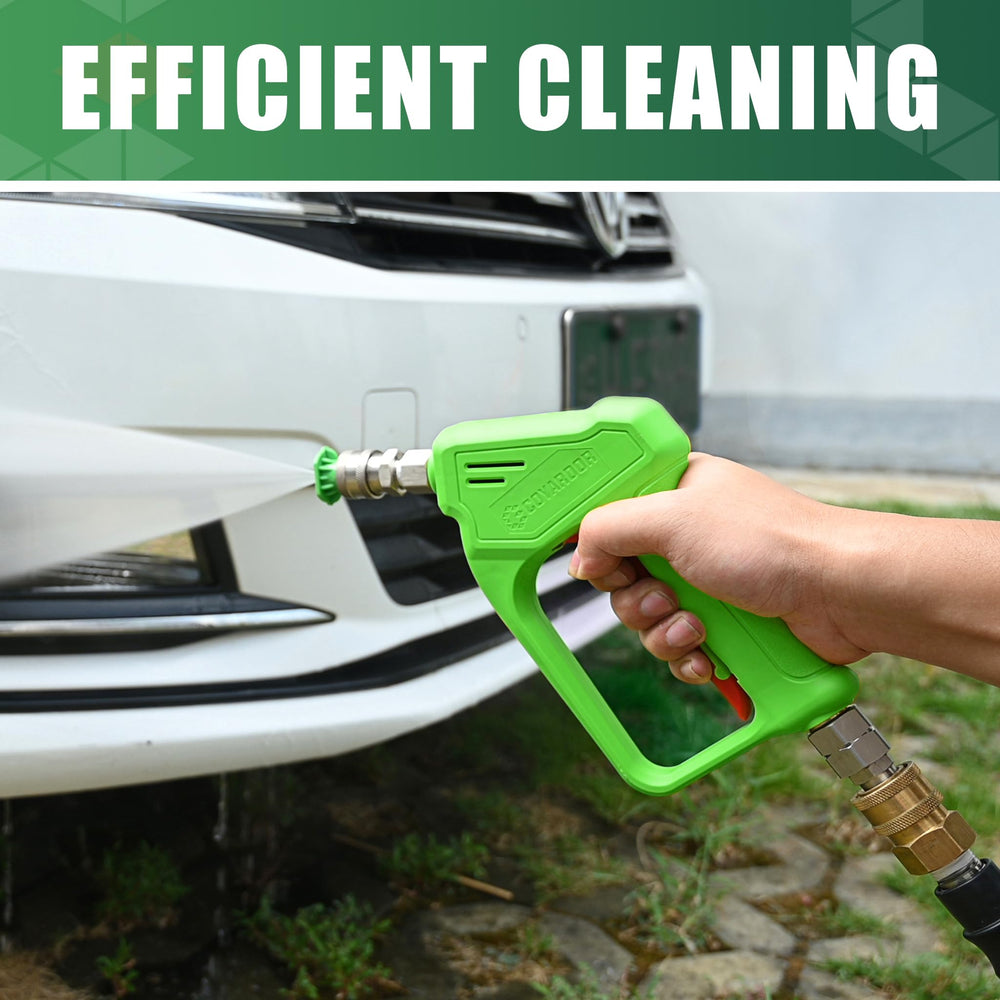 coyardor lifestyle pressure washer use depicting efficient outdoor cleaning