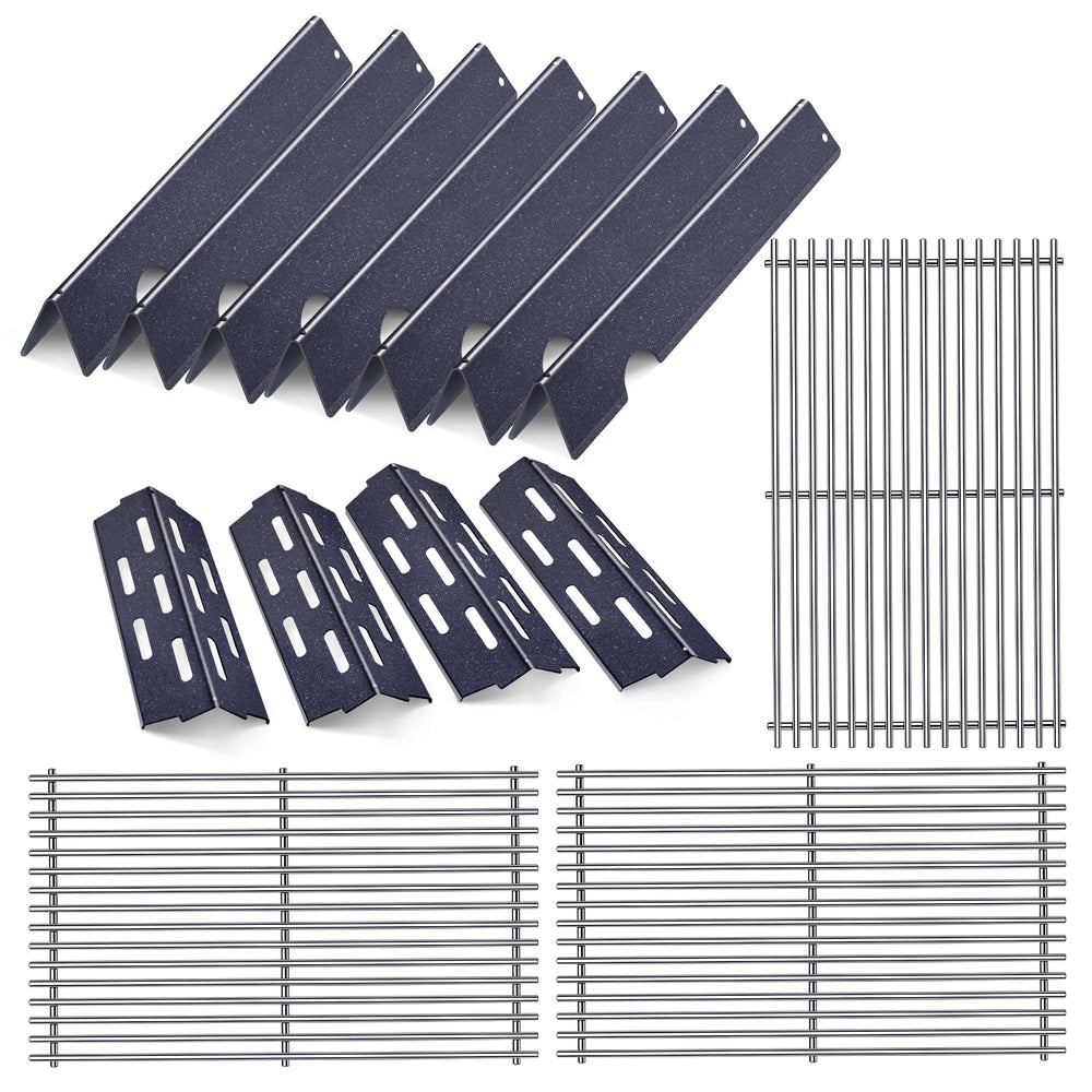 Cozilar front view of replacement flavorizer bars and grates showing fit and finish benefits