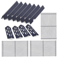 Cozilar front view of replacement flavorizer bars and grates showing fit and finish benefits