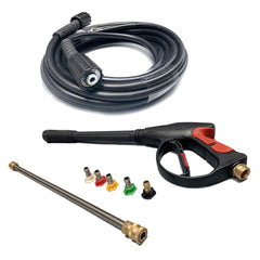 Cozyel pressure washer gun front view showing ergonomic grip and control benefit