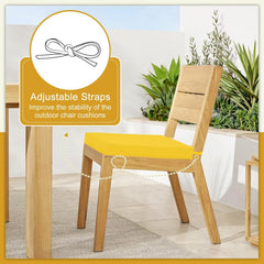 Cozyide adjustable strap detail securing cushion to chair for stable seating benefit