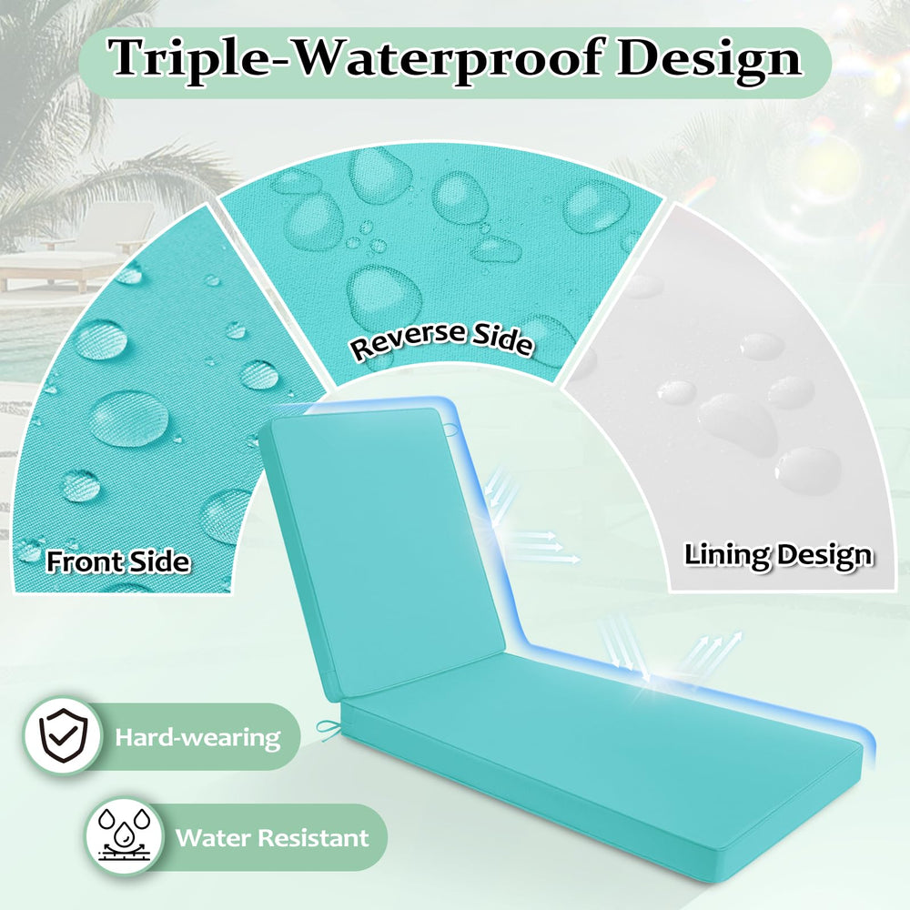 Cozyide two-piece cushion laid flat highlighting separate seat and back for easy fitting