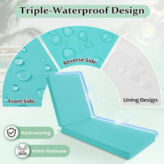 Cozyide two-piece cushion laid flat highlighting separate seat and back for easy fitting