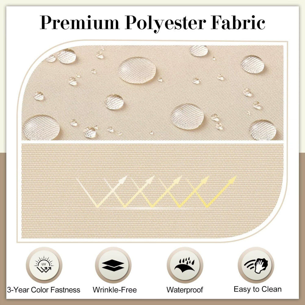 Cozyide close-up of polyester texture highlighting waterproof fabric and durable finish