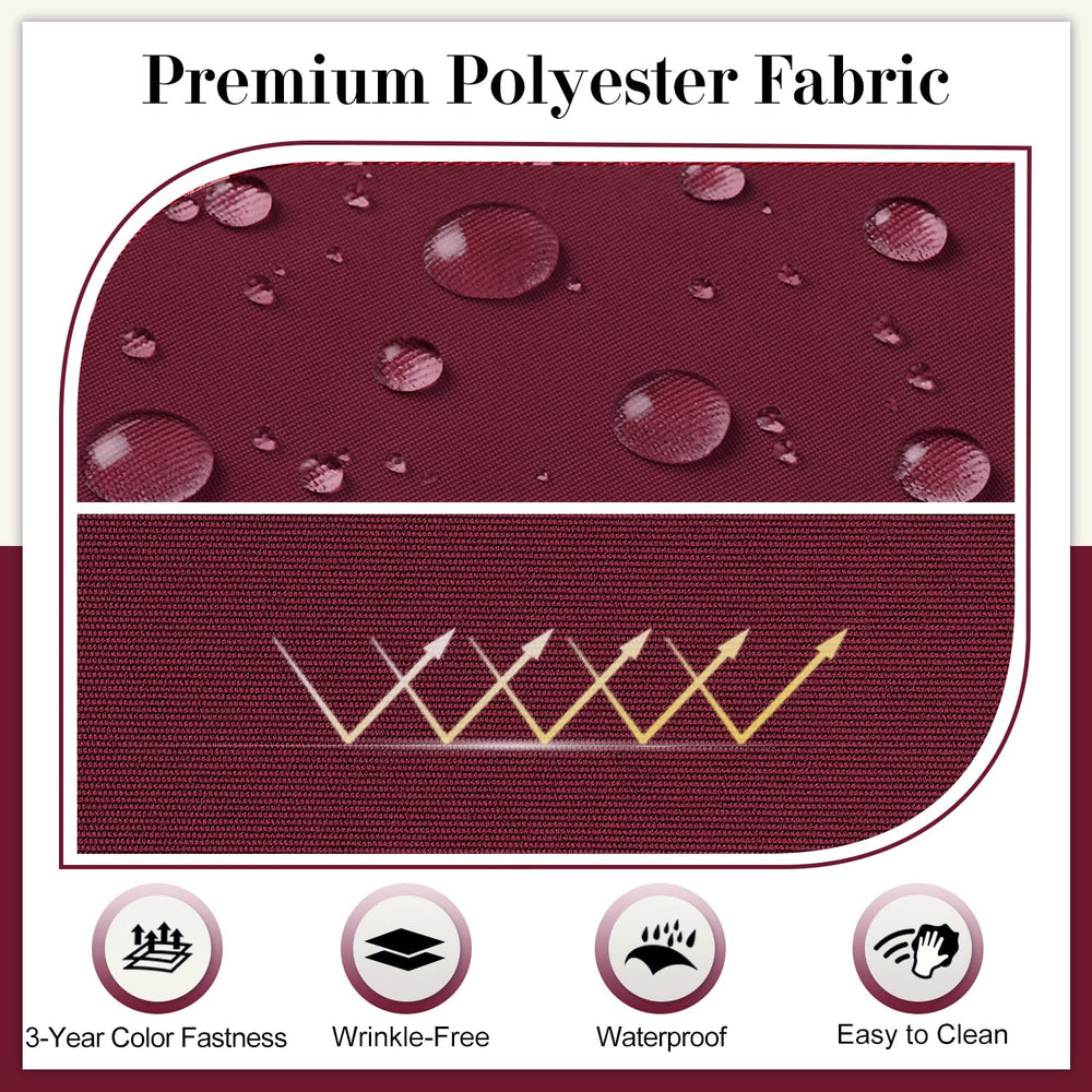 Cozyide close-up of polyester fabric texture highlighting water resistance and durability