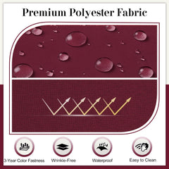 Cozyide close-up of polyester fabric texture highlighting water resistance and durability