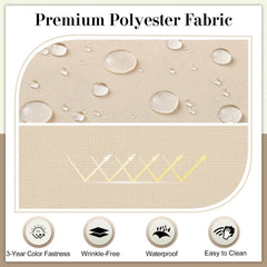 Cozyide close-up of polyester texture highlighting waterproof fabric and durable finish
