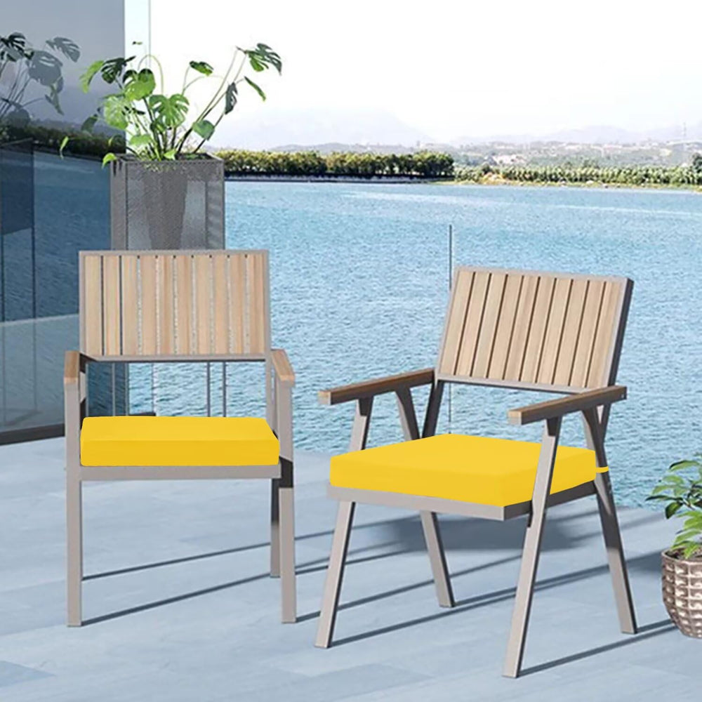 Cozyide cushions on patio set showing coordinated styling and outdoor-ready comfort benefit