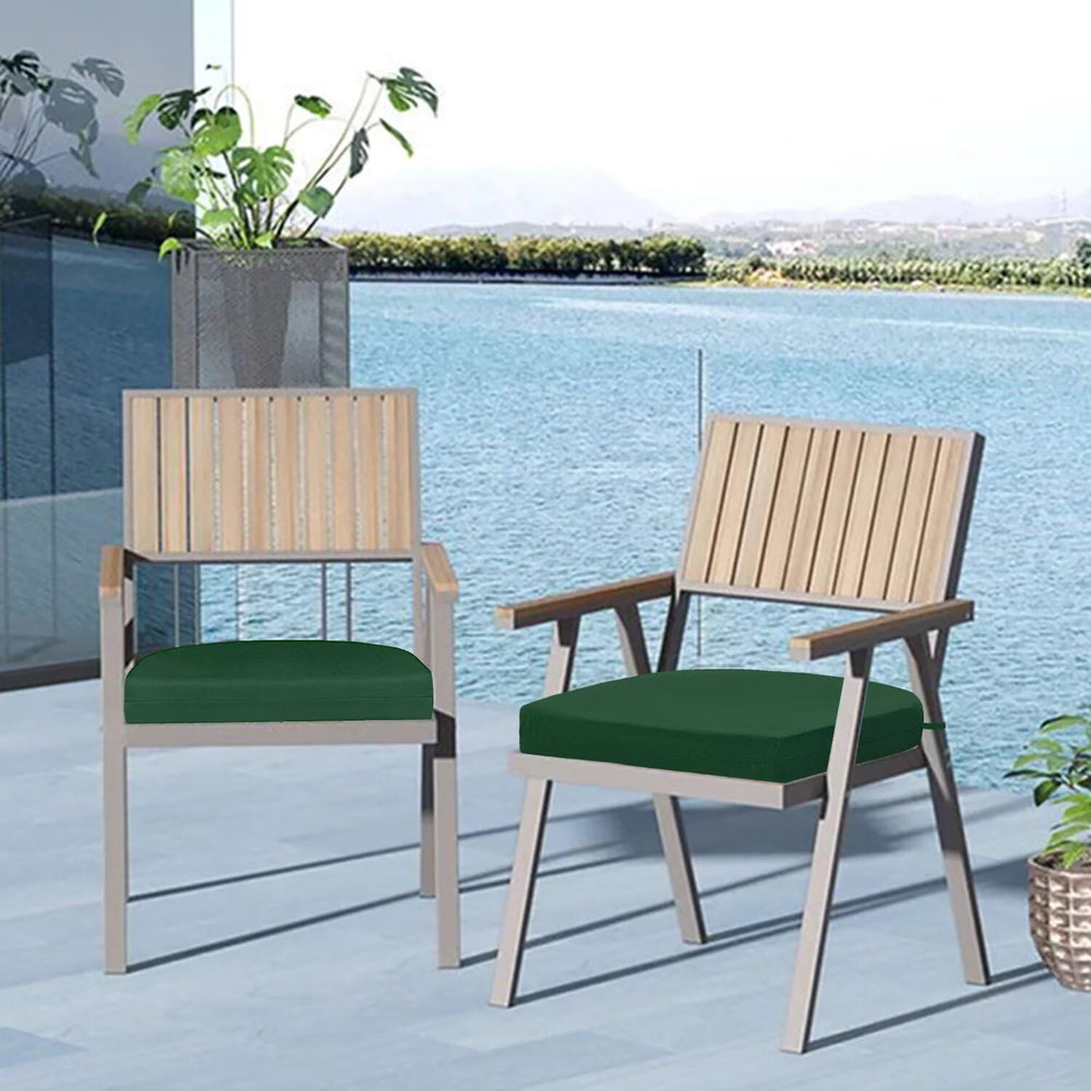 Cozyide cushions styled on patio table and chairs illustrating comfortable seating