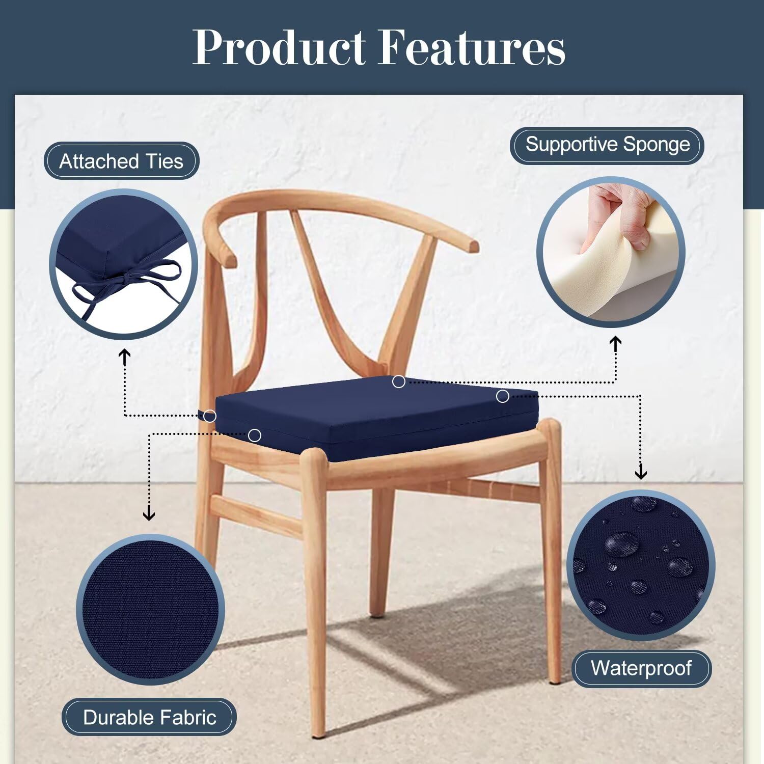 Cozyide side profile highlighting 3-inch thickness for added seat comfort