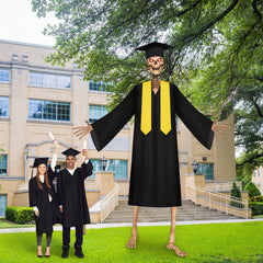 Cozypower mortarboard cap with tassel showing secure fit and graduation styling