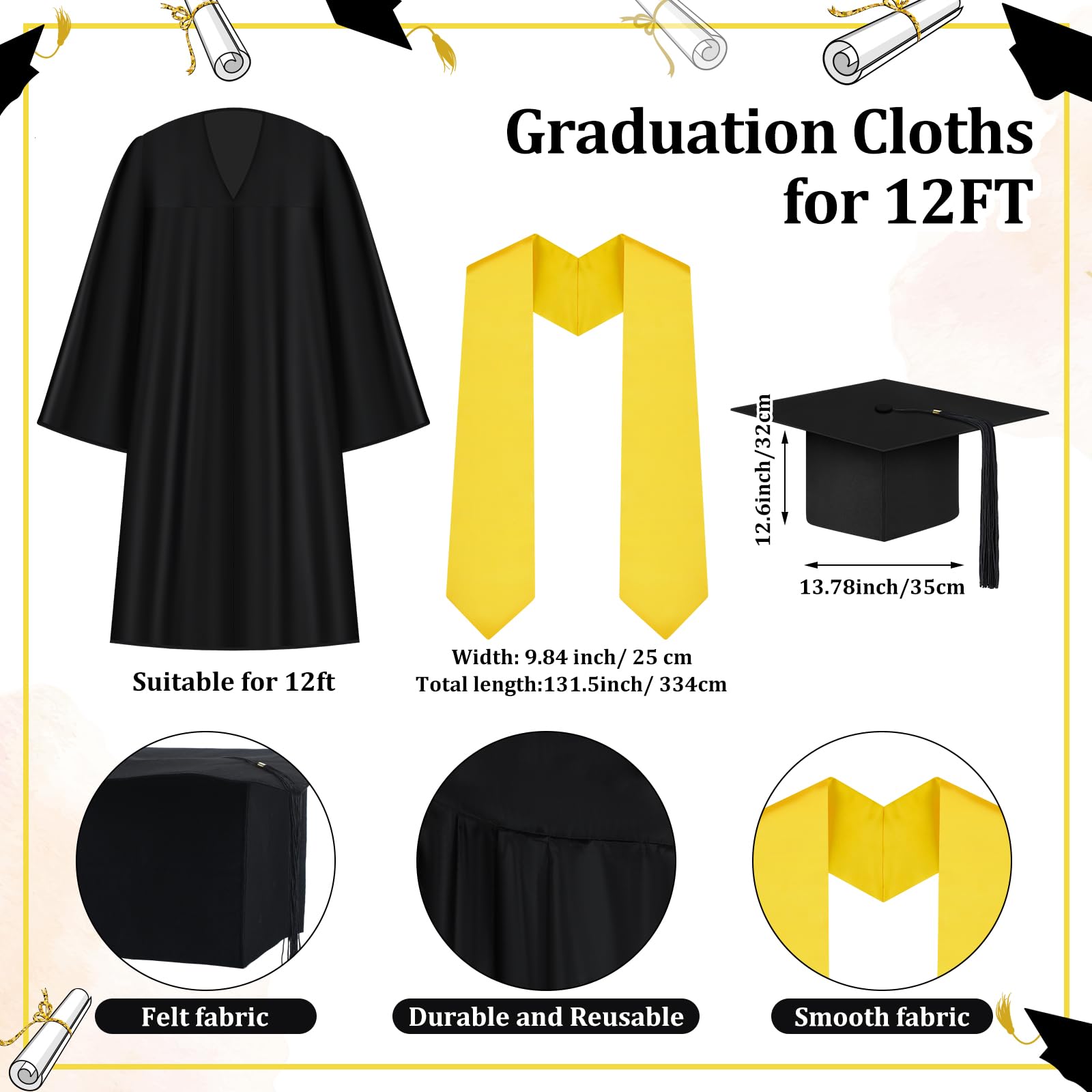 Cozypower close-up of gown fabric texture highlighting durable, weather-resistant material