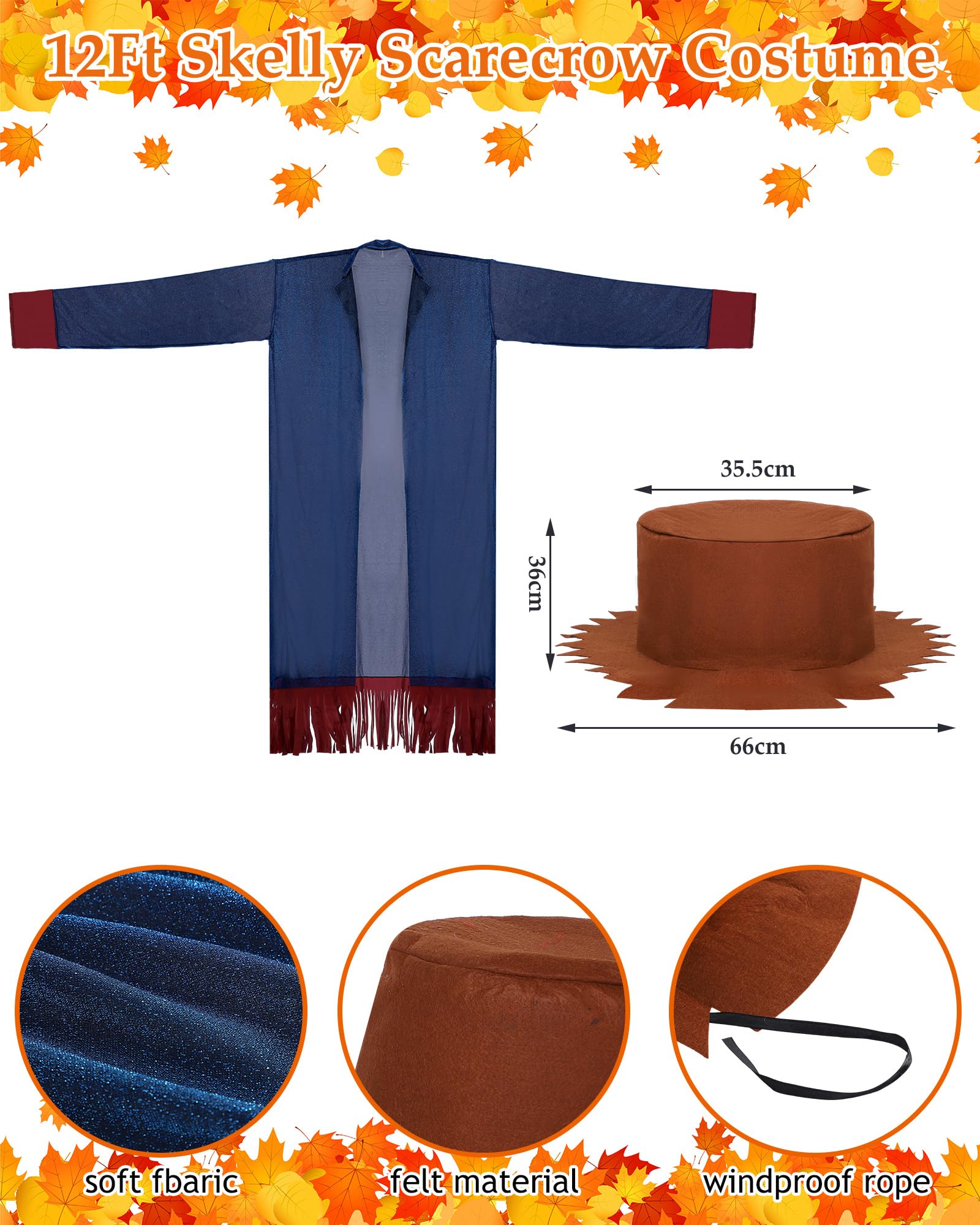 Cozypower close-up of blue polyester coat fabric showing durable outdoor texture