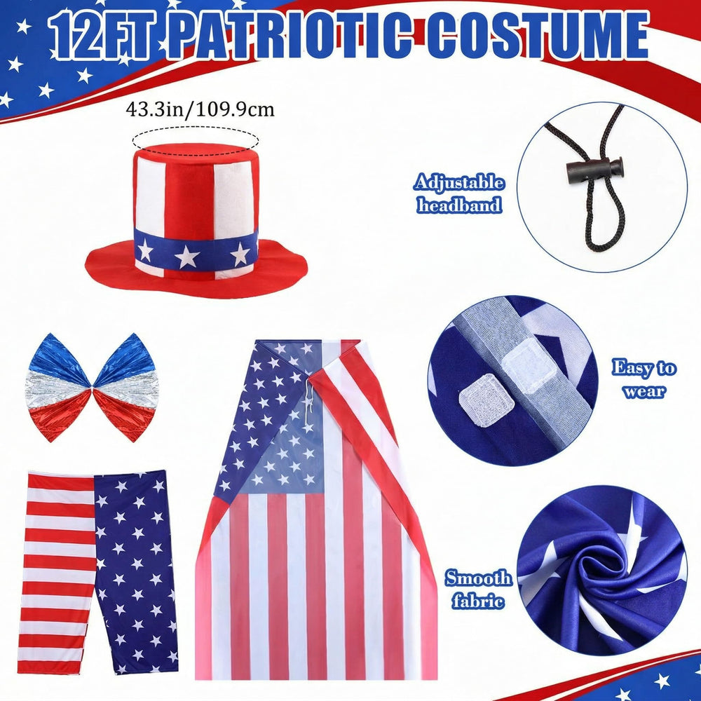 Cozypower cloak flag pattern close-up showing bold visibility