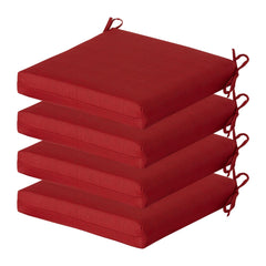 COZYVIDA front view of four chili cushions showing color and fit