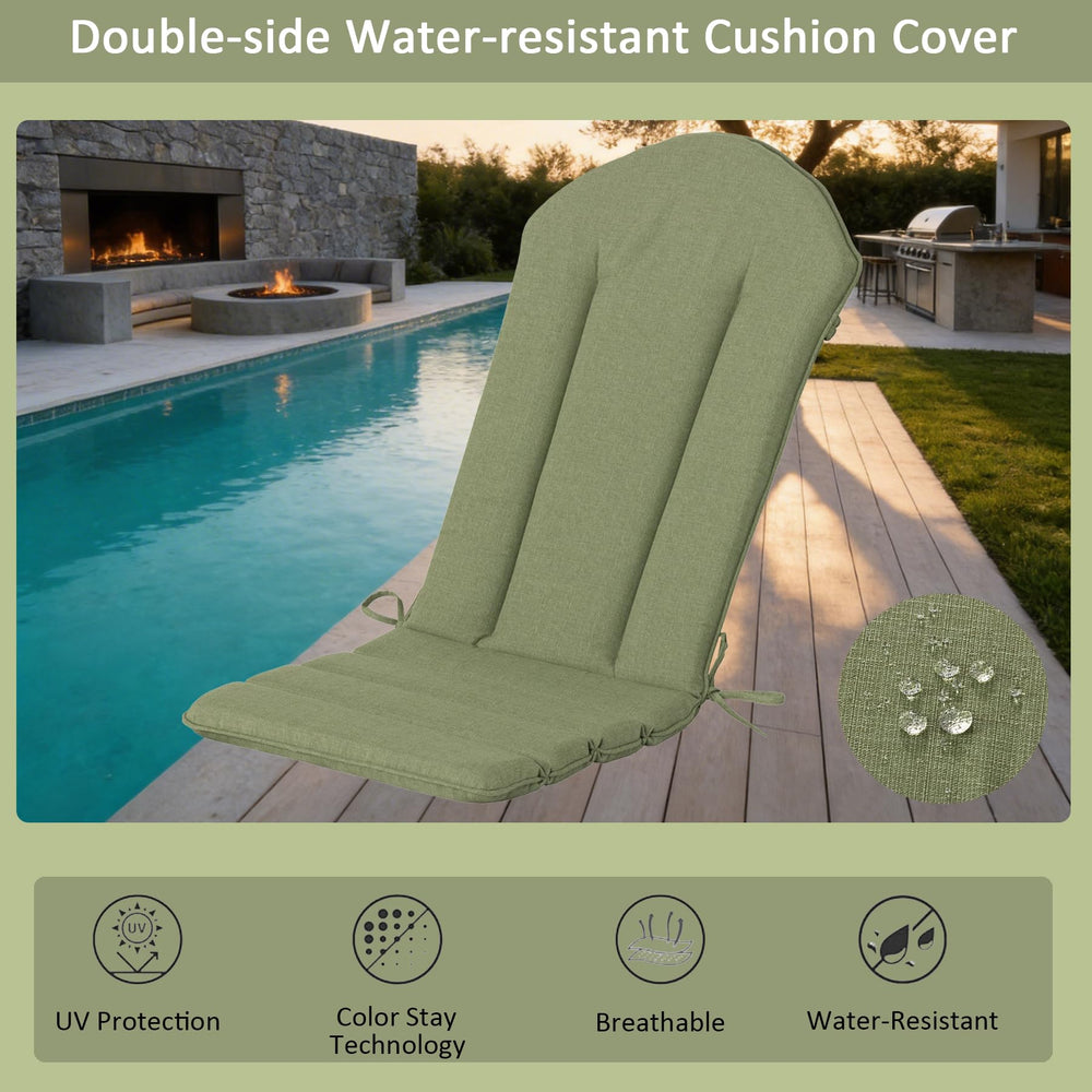 COZYVIDA cushion in use on porch rocker illustrating comfort and weather resistance