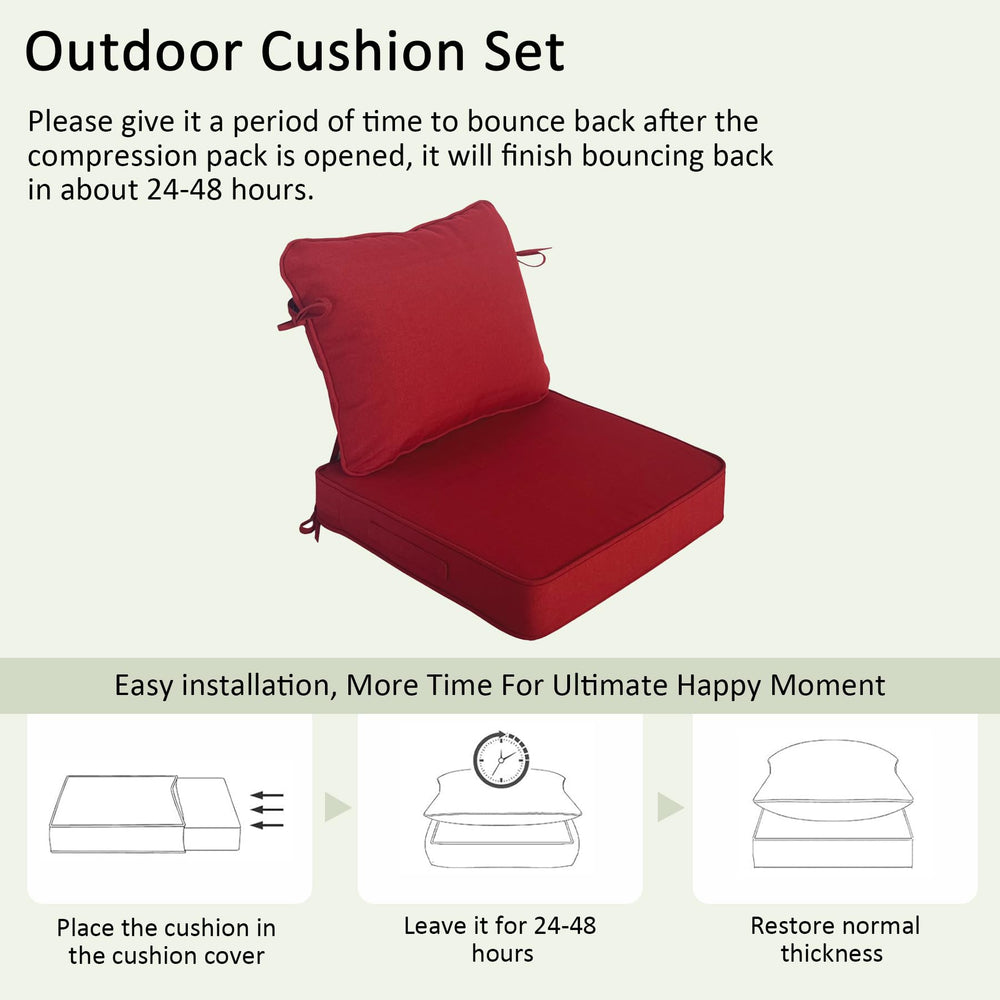 COZYVIDA lifestyle balcony scene with cushions adding color and cozy outdoor seating