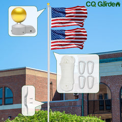 CQ Garden cast-aluminum truck close-up showing pulley for smooth rope operation