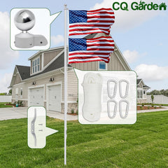 CQ Garden nylon pulley close-up showing smooth rope operation benefit