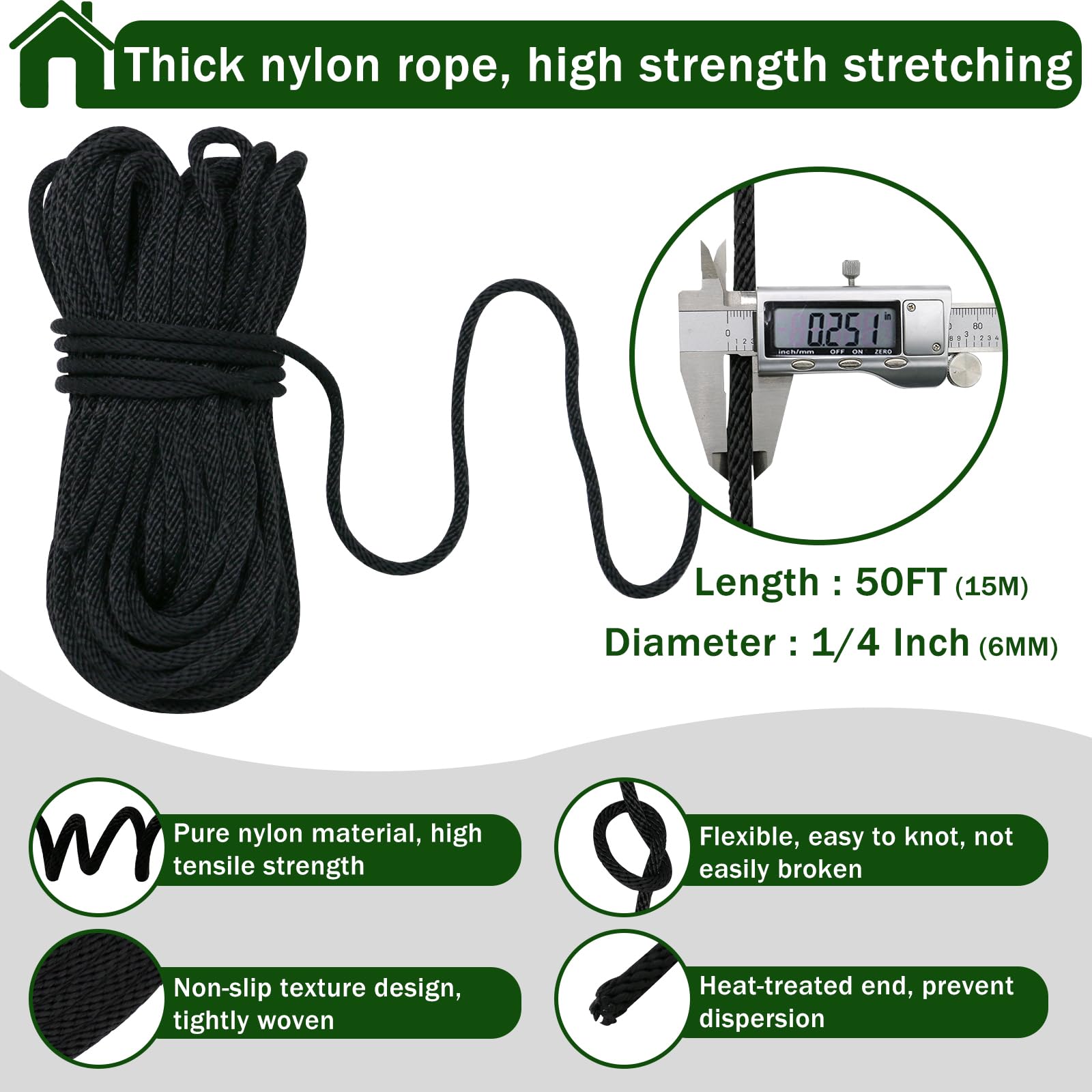 CQ Garden heavy-duty metal snaps assembled for secure flag attachment benefit