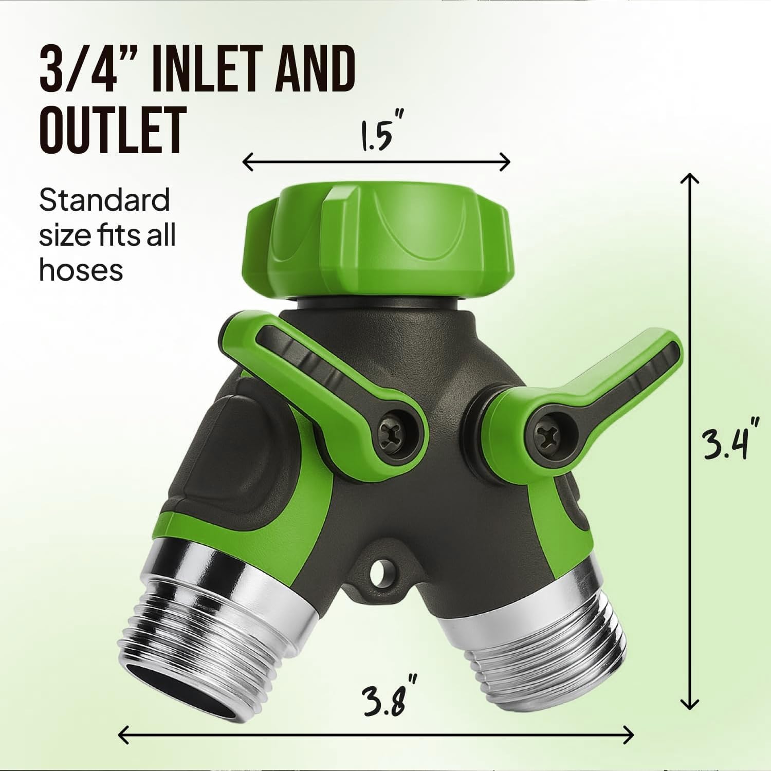 Craft911 beside a ruler showing size and how it fits standard spigots
