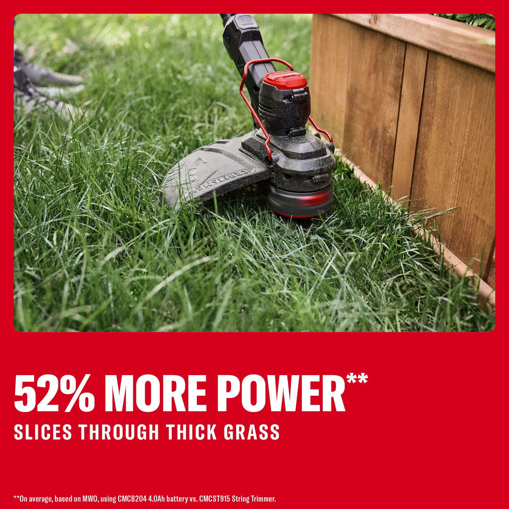 CRAFTSMAN 4.0Ah V20 battery and charger providing long runtime