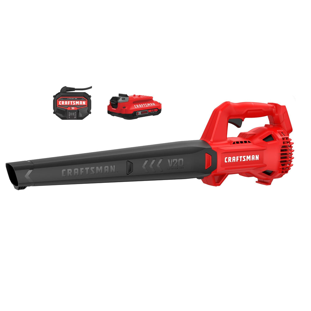 CRAFTSMAN front view showing blower and ergonomic grip for easy handling