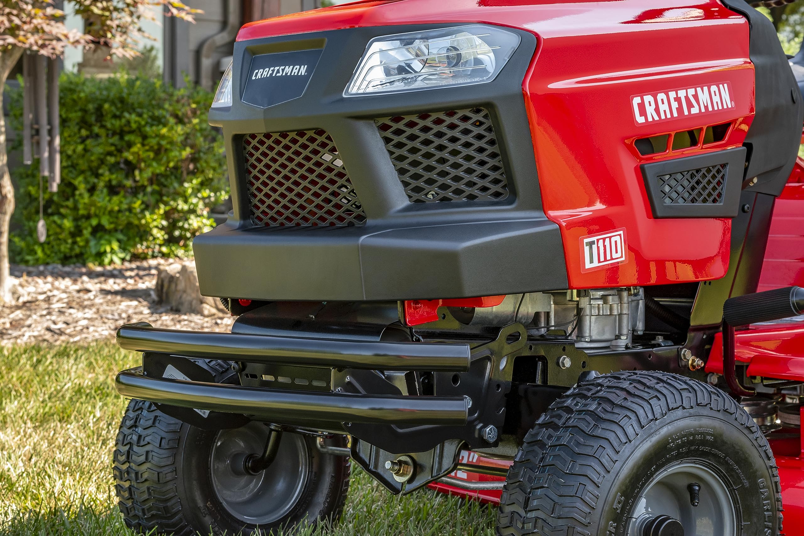 Craftsman powder-coated texture highlighting chip resistance and weather protection