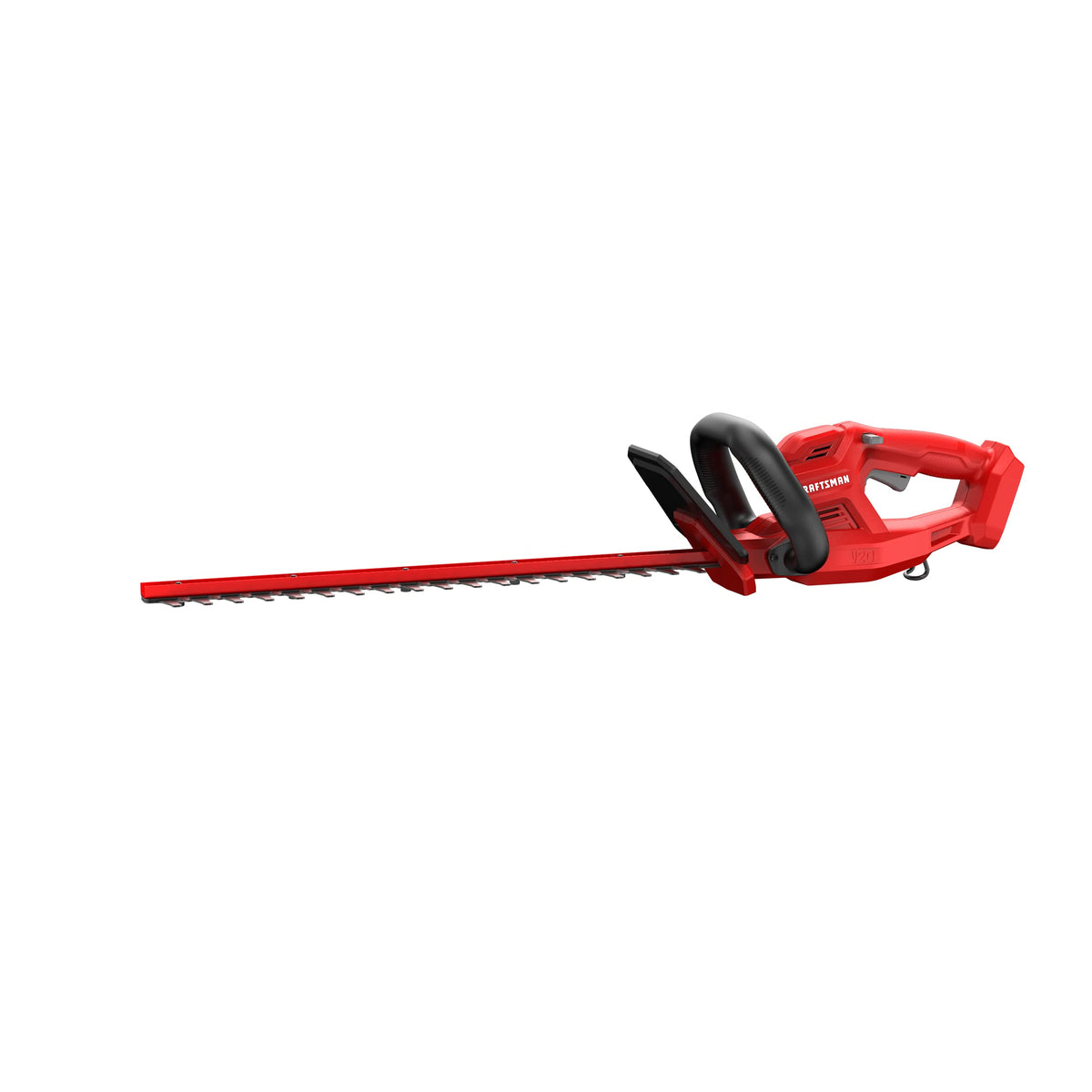 CRAFTSMAN front view of hedge trimmer showing compact design and portability