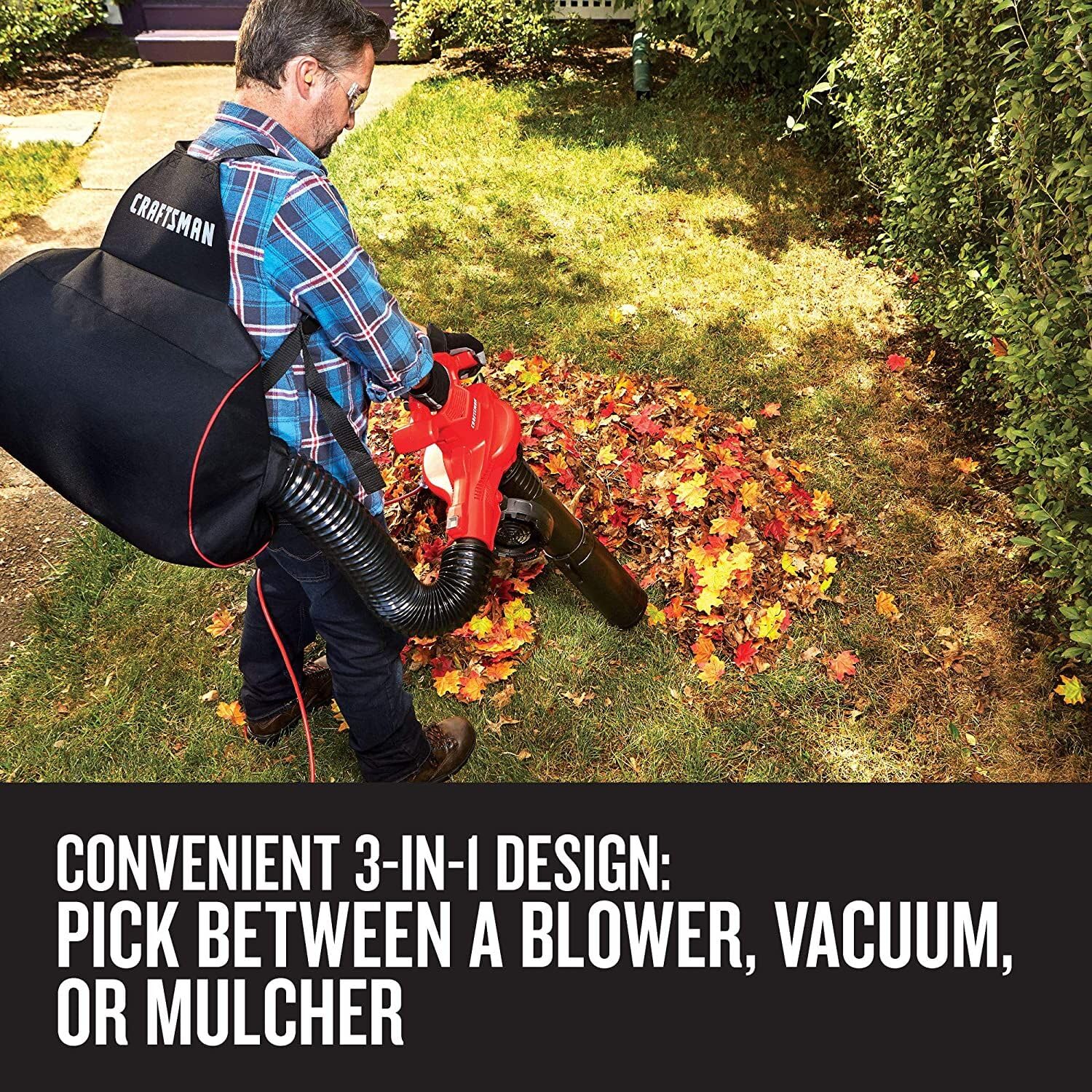 CRAFTSMAN interchangeable nozzles displayed demonstrating versatile attachment options