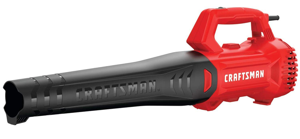 CRAFTSMAN front view showing blower shape and quick clearing benefit