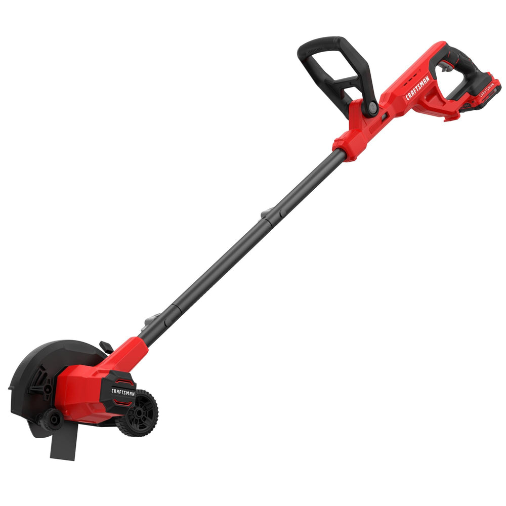 CRAFTSMAN edger front overview showing compact design and 7.5 inch cut