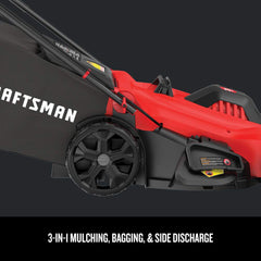 CRAFTSMAN folding handle detail for compact storage benefit