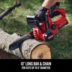 CRAFTSMAN V20 2.0Ah battery and charger displayed for quick recharge convenience