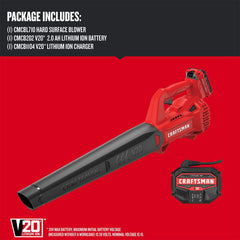 CRAFTSMAN nozzle side detail highlighting compact design and maneuverability