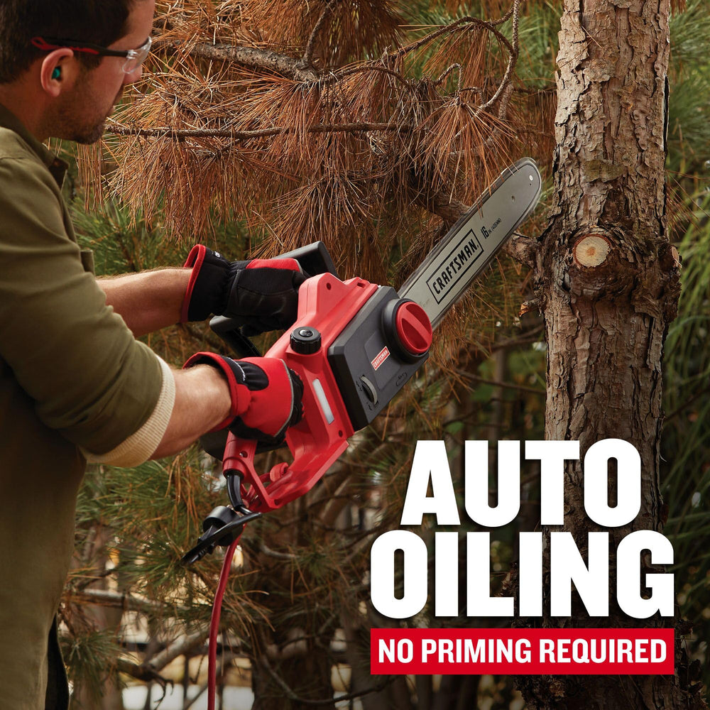 CRAFTSMAN oil window detail to quickly monitor lubrication and avoid wear