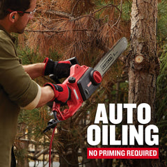 CRAFTSMAN oil window detail to quickly monitor lubrication and avoid wear