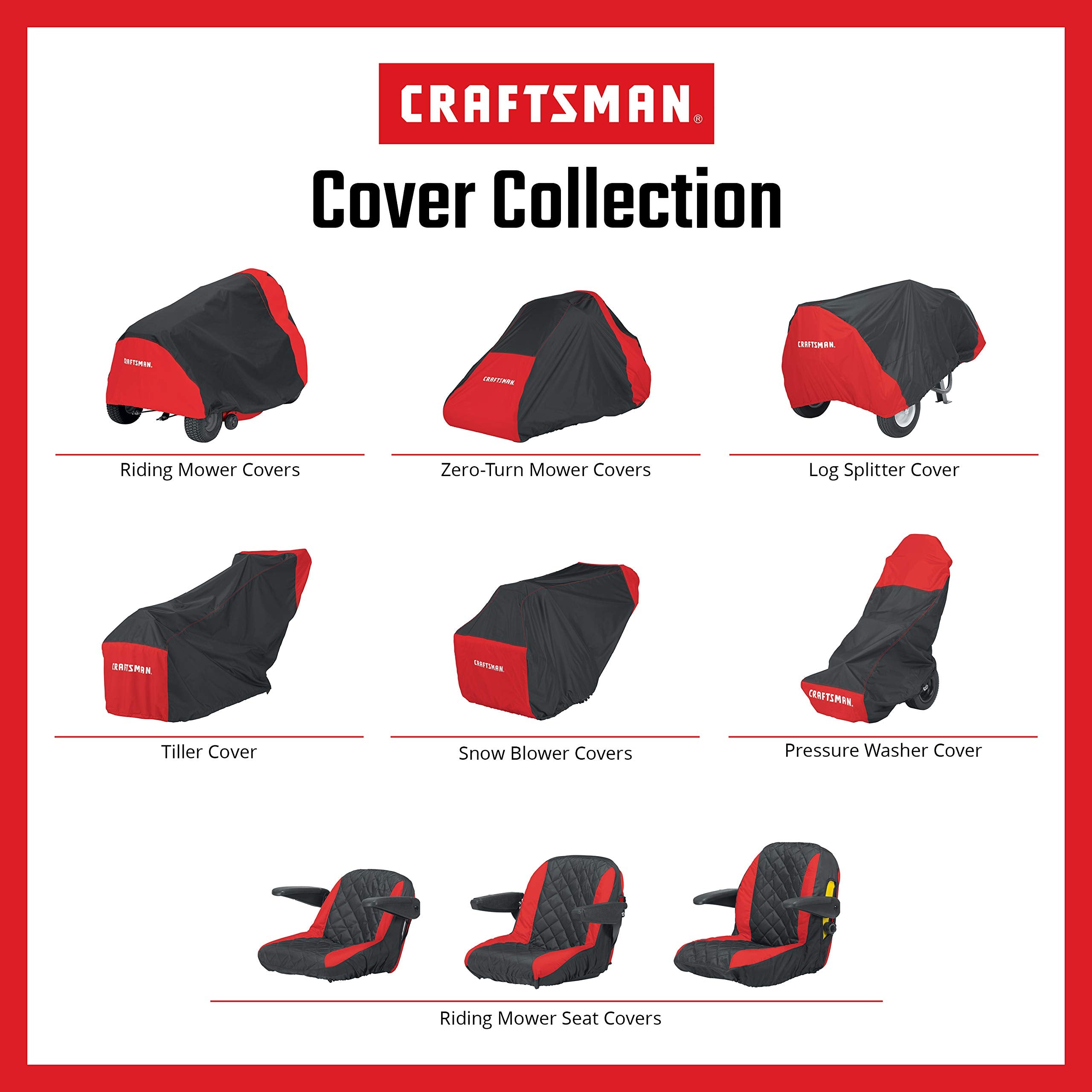 CRAFTSMAN cover hem and air vent detail showing snug fit and moisture control