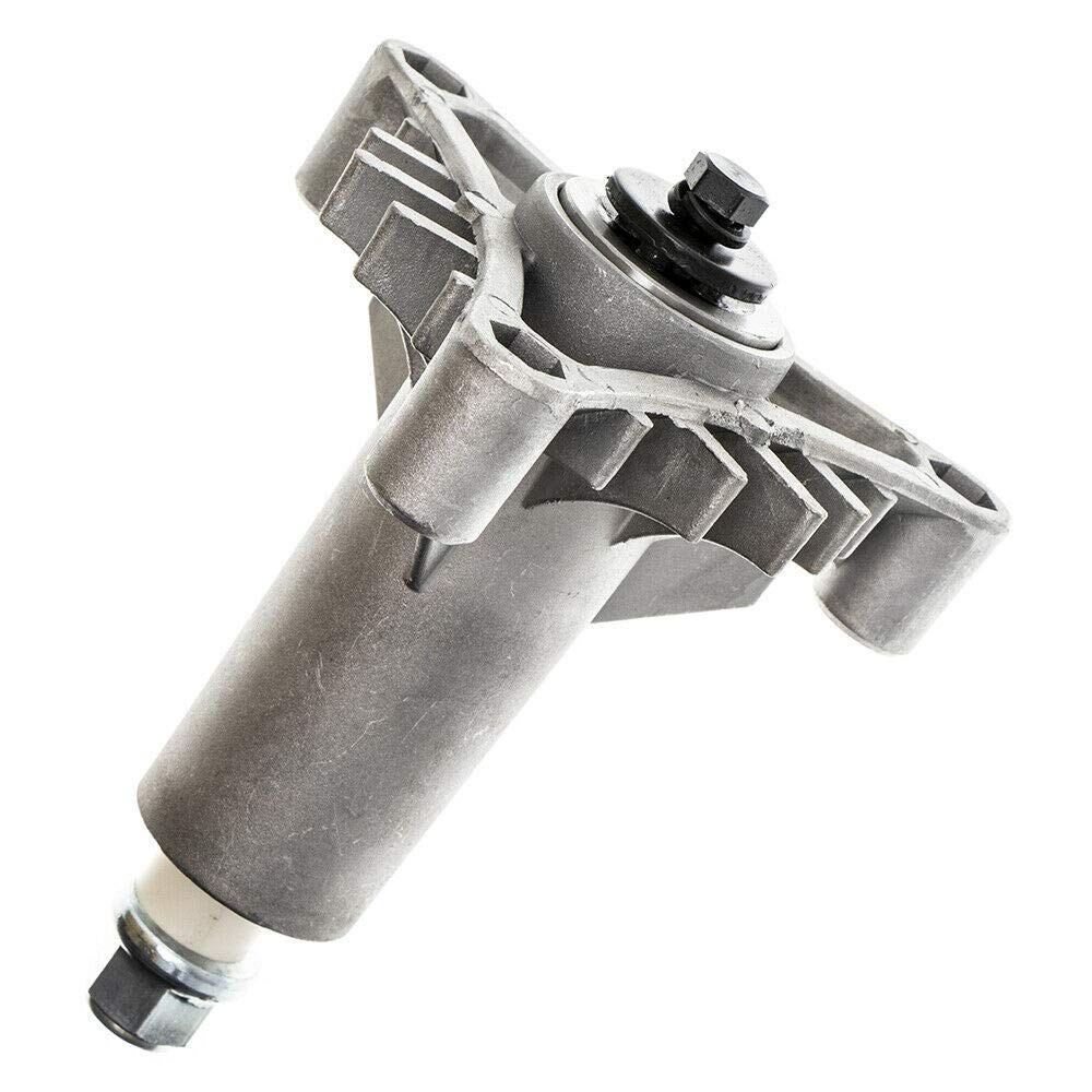 CRAFTSMAN front view of spindle assembly showing mounting holes and hardware benefit of quick replacement