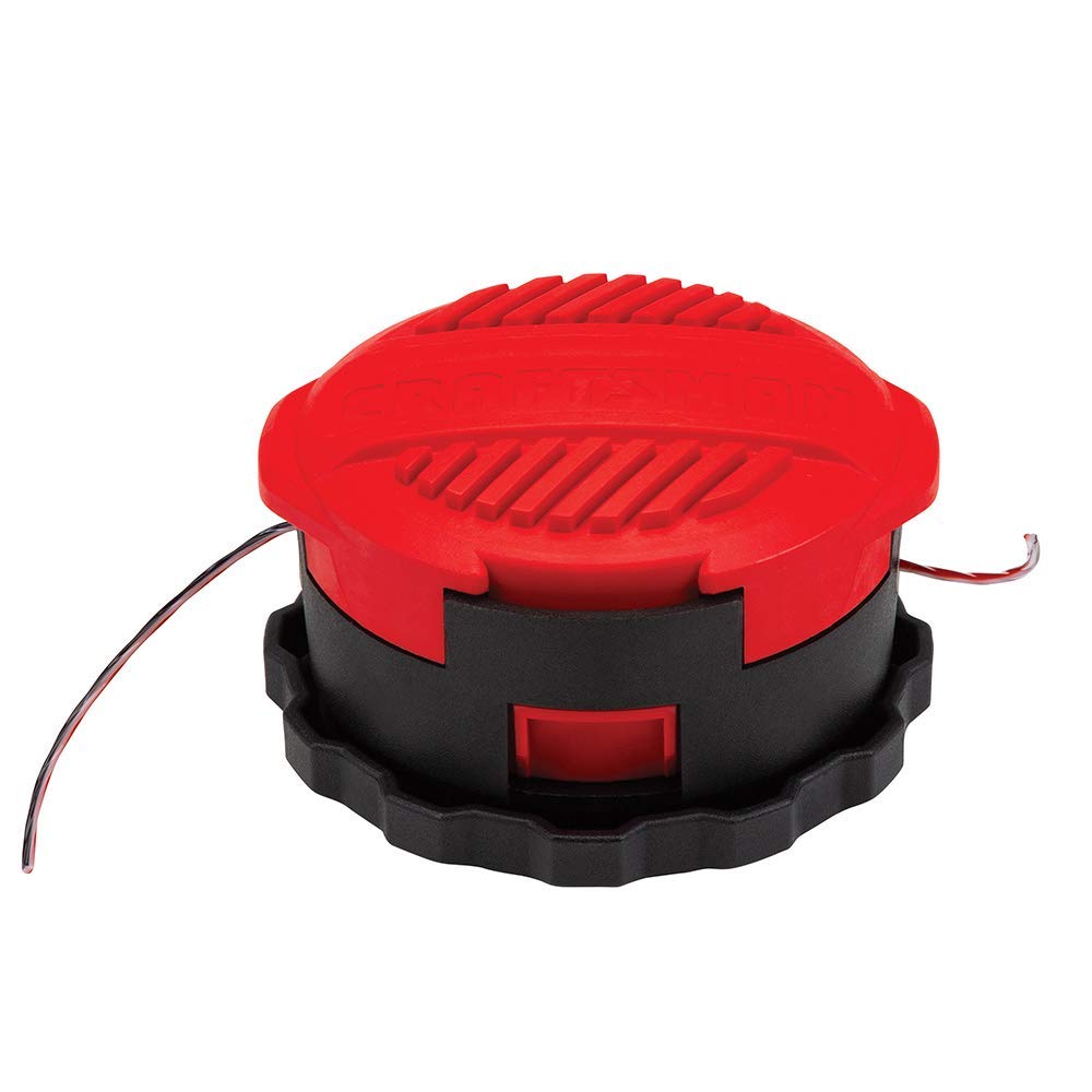 CRAFTSMAN front view of replacement spool head showing fit for quick installation and reliable feed