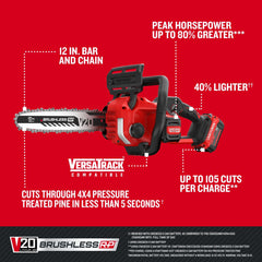 CRAFTSMAN side profile highlighting motor housing and identification label for durability