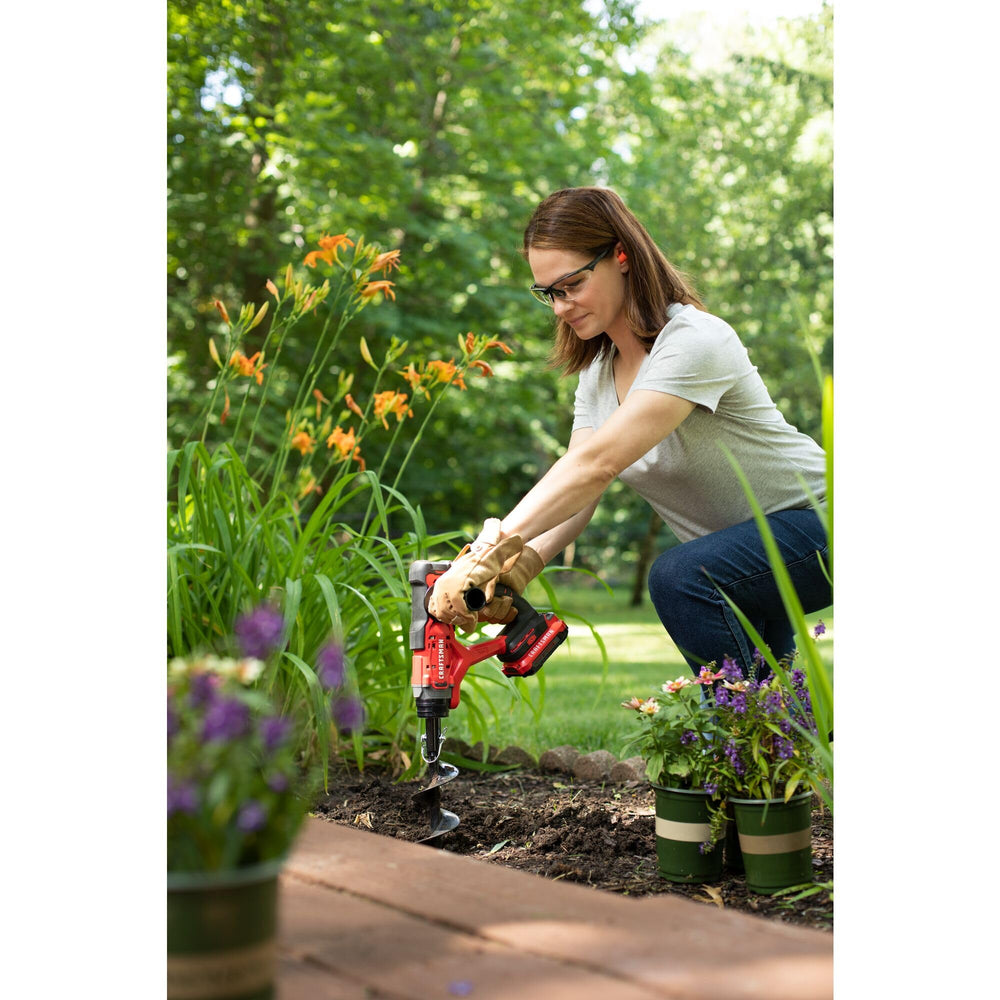 CRAFTSMAN product label and model number for clear identification