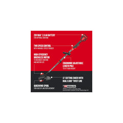 CRAFTSMAN QUICKWIND spool close-up for fast line changes and less downtime