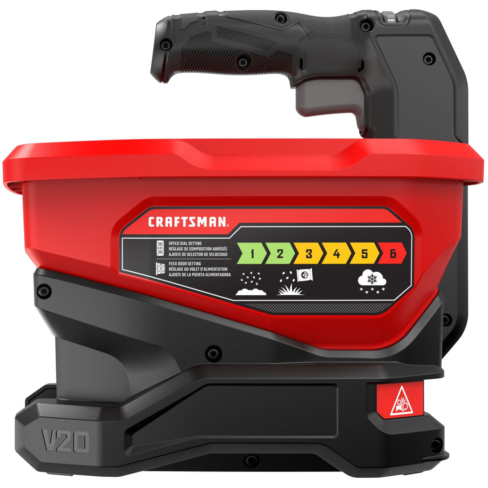 CRAFTSMAN V20 packaged label showing model CMCOE300B and V20 compatibility for buyers