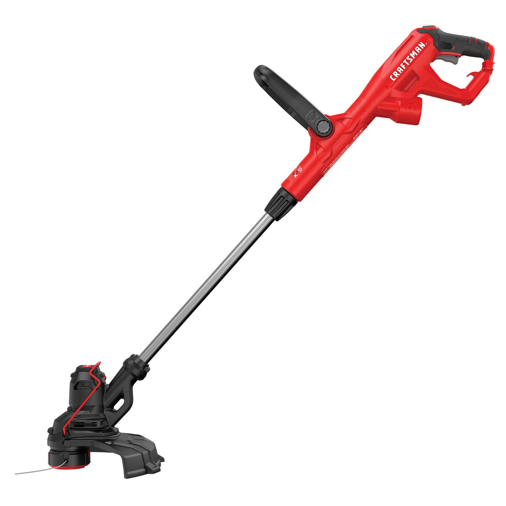CRAFTSMAN front view of trimmer showing full tool and benefit of balanced design