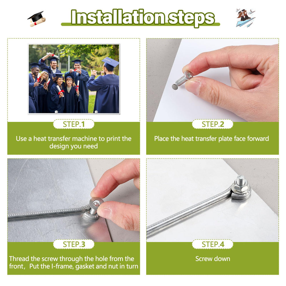 CraftyDream H-stake attached with screws demonstrating secure assembly