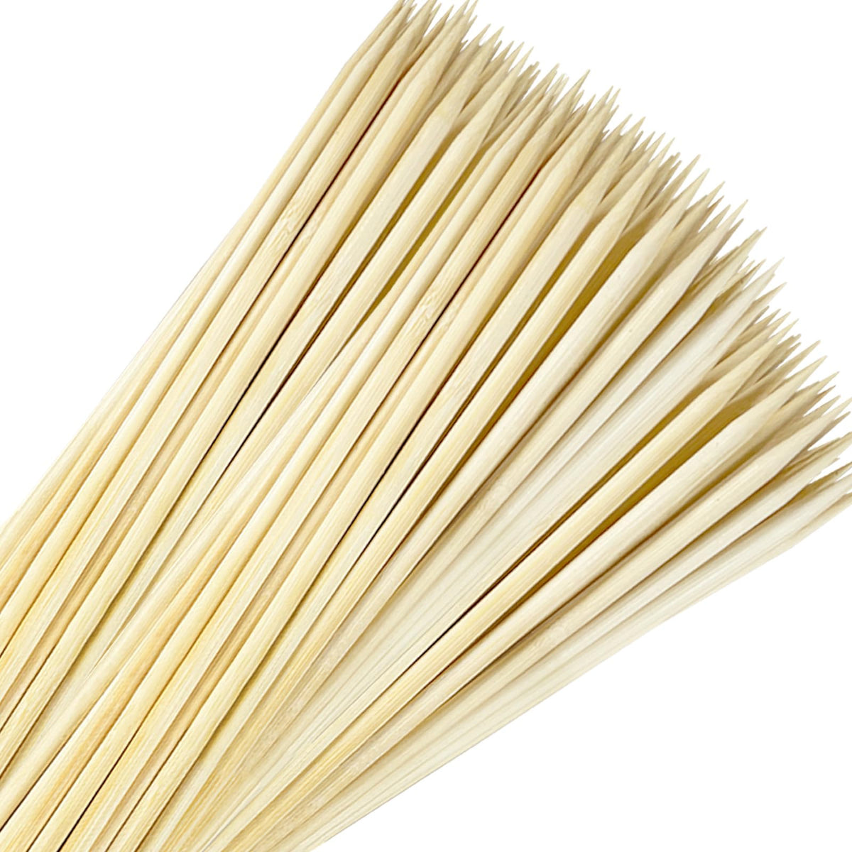 CrazyTerra front packaging of 200 bamboo s'mores sticks for easy grilling
